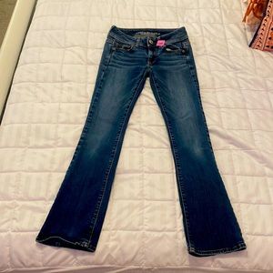Thes y2k jeans are perfect! i loved them but there too big. (dark blue with hem)